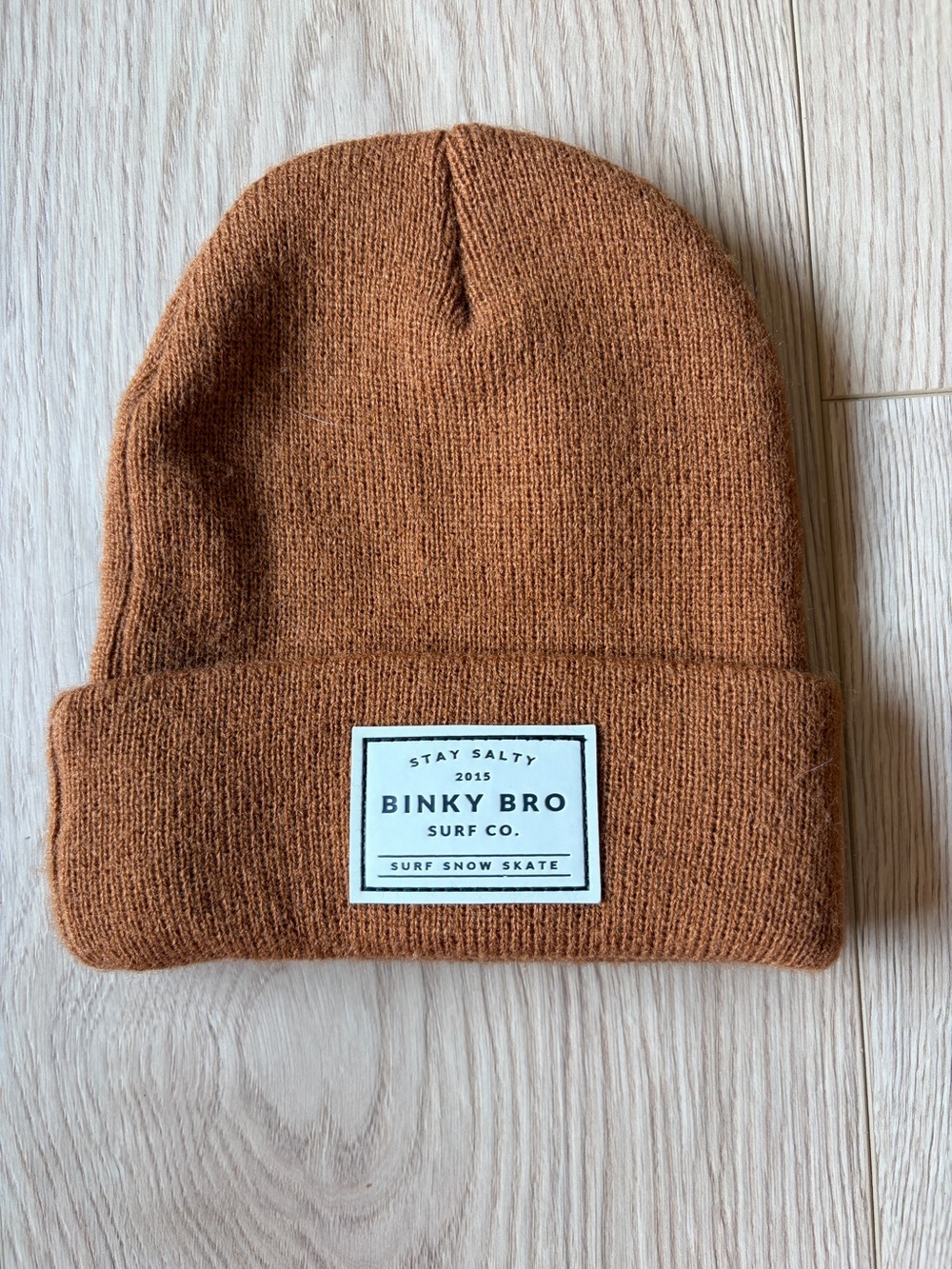 Binky Bro Kids' Rust Brown Beanie Hat